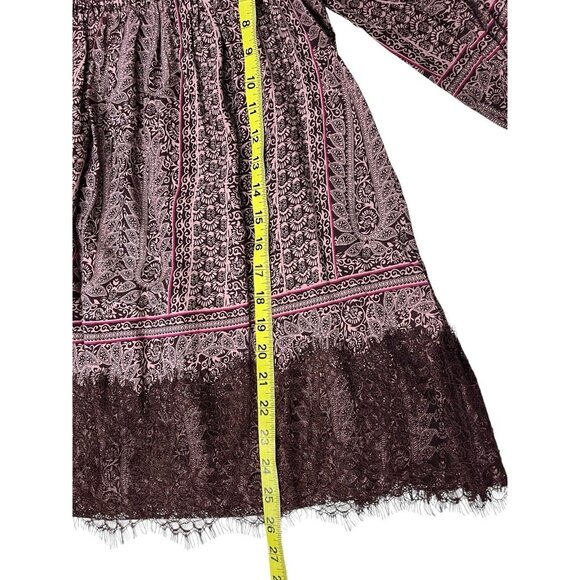 NWT anthropologie vanessa virginia Small top Purple Augusta Lace Off Shoulder - Picture 7 of 7